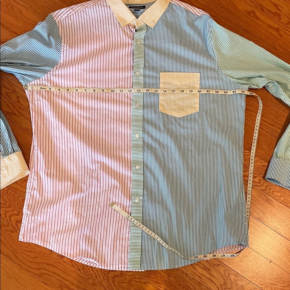 Colorful Striped Men's Shirt - Picture 4 of 5